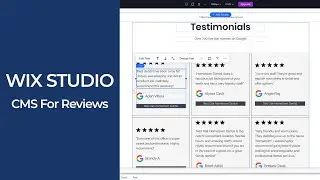 Wix Studio | Creating a Dynamic Review Section with Wix CMS
