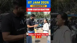 IIT JAM 2026 | Live from IIT JAM Exam Center Student Review | IIT JAM Chemistry Students Review!