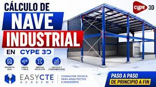 CYPE3D: Cómo calcular estructuras de nave industrial o galpón