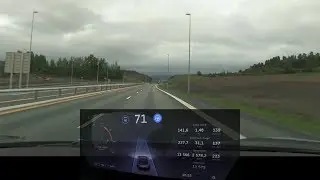 Model S with AP2 demonstration and commentary