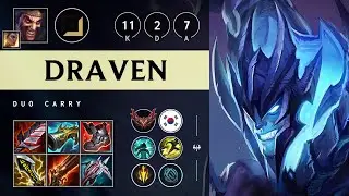 Draven ADC vs Ezreal - KR Grandmaster Patch 25.14