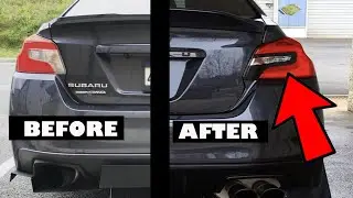 Premium Auto Styling TAIL LIGHT TINT kit for 2015-2020 Subaru WRX  | INSTALL! (Fail)