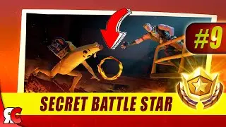 Fortnite | WEEK 9 Secret Battle Star Location (Season 8 Battle Star Discovery Loading Screens)