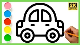 How to draw a Car | Easy & Cool Car Drawing Tutorial 🚗✨
