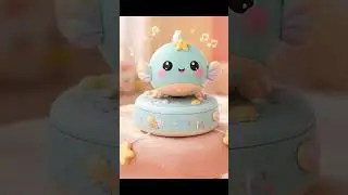 This Baby Fish Music Box Is Too Cute to Handle 🐟✨ | Kawaii Toy #Shorts #Musicbox #Babyfish