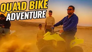 Quad Bike Adventure at Al Wathba Lake Park Abu Dhabi 🇦🇪 | Desert Fun Vlog