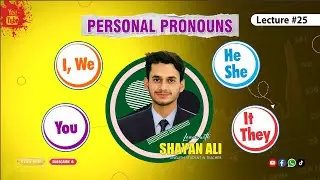 Personal Pronouns | In English Grammar | I, We, You, He, She, It, They. 
