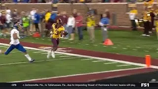 Minnesota's Rashod Bateman Makes One Handed TD Catch Vs. South Dakota State