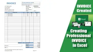 How To Create an Invoice Template in Excel Receipt Making Tutorial II  Teach Technology