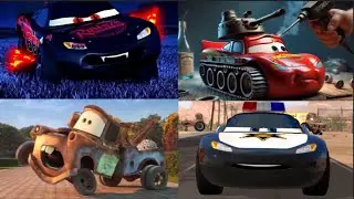 Shark Mqueen vs Evil Mcqueen vs Eater Mcqueen vs Lightning Mcqueen  Coffin Dance Song Cover Tileshop
