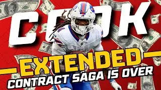 James COOK CONTRACT SAGA is OVER: Beane and the BILLS PAY their RB1 the money