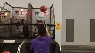 20260115@永和運動中心街頭競技投籃機6顆🏀3人接力程度