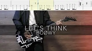 LET'S THINK / BOØWY【TAB譜】ギター　レッツシンク