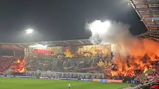 Widzew Ł&oacute;dź Fans Show EPIC CHOREO & PYRO vs Legia! 🔥 | 2025