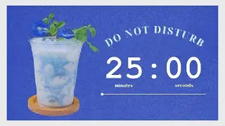 25/5 Pomodoro Timer &ndash; Epic Spectrum Lofi & Butterfly Pea Flower Latte 🥤
