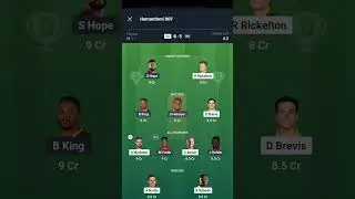 SA vs WI Dream11 Prediction | SA vs WI Dream11 | South Africa vs West Indies 1st T20 Match
