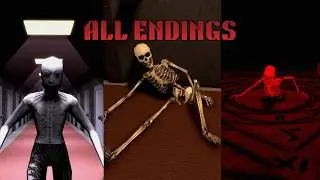 Keep the Door Locked, All Endings! (Roblox)