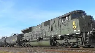 CP 8126 Leads Freight w/ CP 7020 Veterans Unit! 12/24/19