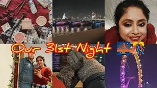 ২০২৫ র শেষ দিন🎊, দেখতে গেলাম London Famous Fireworks 🎇@bongcoupleinUK 