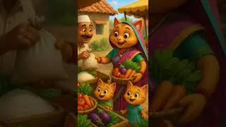 Part-3//Billi Mosi&rsquo;s Farm Adventure 🐱🌾 | Cute Hindi Cartoon for Kids  #shorts #kids #viral #cartoon