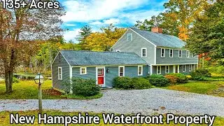 New Hampshire Farmhouse For Sale | $875k | 135+ Acres | New Hampshire Land For Sale | Farms Land