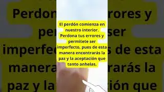 🕊️💗El poder del perd&oacute;n interior  Acepta tu imperfecci&oacute;n y encuentra paz✨🌈 #shorts