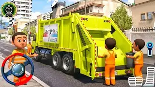 Garbage Trash Truck Real New 3D City Road Garbage Dumper Truck Driving:  2026 - Android Gameplay