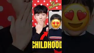 BTS💜 Members childhood🧒 image 100% shoked😱! #shorts #bts #btsarmy #trending