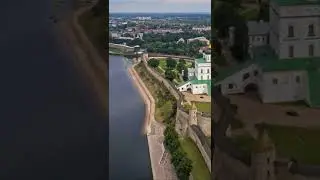 Cool view of the Kremlin in Pskov, Russia