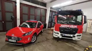 Feuerwehr Koblenz: Übergabe mehrerer Fahrzeuge