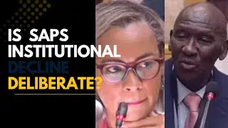 Is SAPS Institutional decline a deliberate process or a gradual decline?