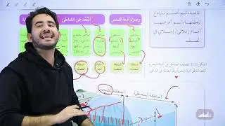 المناطق الرئيسة في البيئة البحرية  جيل 2008  || أحياء مع أ. محمد بطاينة