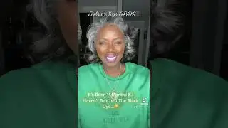 Sharing My TikTok Video: 11 Months of Embracing My Gray Hair! 👩🏾&zwj;🦳🩶