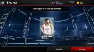 ELITE PULL FROM PRO PACK OPENING!!! NBA LIVE MOBILE