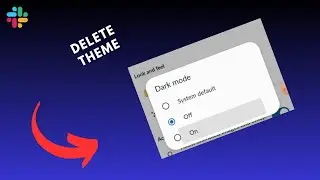 how to change slack theme
