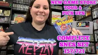 NEW VIDEOGAME STORE IN MARYLAND - RETRO REPLAY - My Collecting Journey - Full SNES Set 157/721!