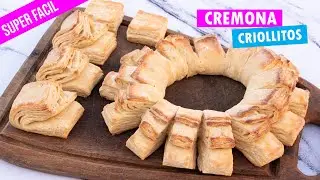CREMONA, LIBRITOS Y CRIOLLITOS | Masa tierna y crocante | Hojaldre rápido y fácil