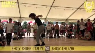 01 - B-Boy Spider (Italy) VS.  B-Boy Leo (ZH) @ Stumble Rumble Vol.3 (2015)