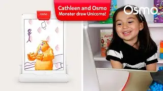 Osmo Monster unicorn drawings with Osmonaut Cathleen
