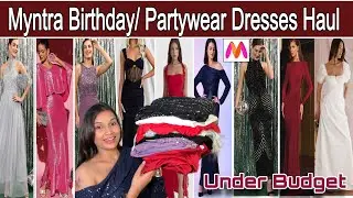 Myntra 10 Birthday / Party Dresses Haul 🥳| @Seemamaurya88