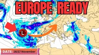 Widespread Storms Hit Europe: Flooding, Snow, and Gusty Winds Ahead | 16&ndash;17 November Forecast