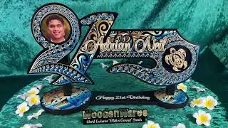 AU204 - Coming of Age 21st Birthday Key Maori Design