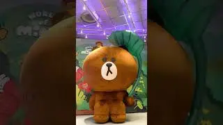 MEGA BROWN🐻 waiting for you in mega cute LINE FRIENDS store🎪