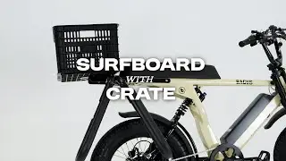 Crate and Surfboard Rack Install on a Fatboy E-bike