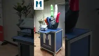 Fully 3D-Printed automated hand - designed and built by Multec