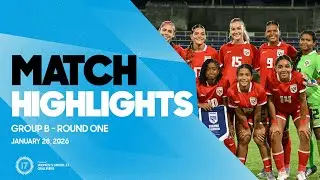 Group B Highlights, January 28 | 2026 Concacaf Women&rsquo;s Under-17 Qualifiers