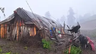 This Is Himalyan Nepali Mountain Village Life Heavy Rainy Day |Naturelly Village Dacumentary Video |