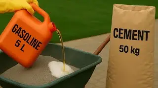 Mixing Cement With Gasoline - A Strange Formula That Creates Unexpected Results