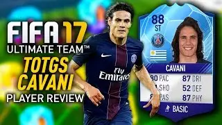 FIFA 17 TOTGS CAVANI (88) *INSANE* PLAYER REVIEW! FIFA 17 ULTIMATE TEAM!