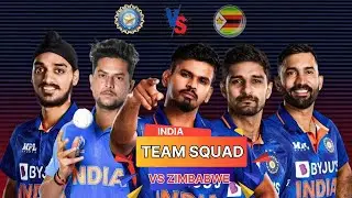 Team India Final ODI Squads vs Zimbabwe | India vs Zimbabwe 2022 ODI Squad @cricketfeverofficial